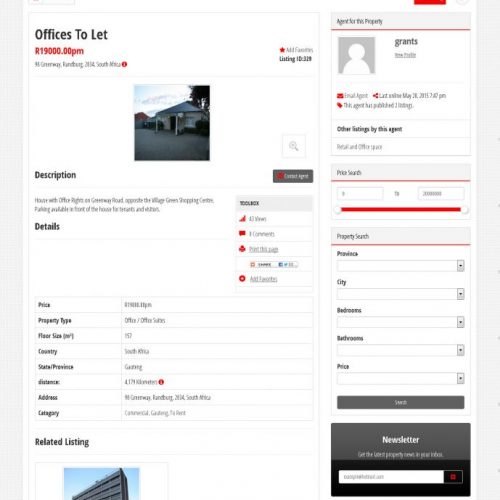 Property Detail Page